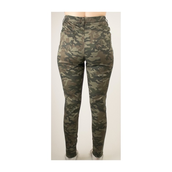 Stretchy Camouflage Jeggings Camo Leggings - Picture 3 of 3